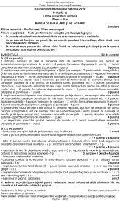Barem română simulare 2019 bac. Baremul De Notare Pentru Clasa A Xi A Grila De Corectare A LucrÄrilor La Limba Èi Literatura RomanÄ Edupedu Ro