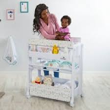 Homcom baby changing table station portable changer baby storage bath tub unit dresser w/wheels (blue). Baby Bath Changing Station For Sale Ebay