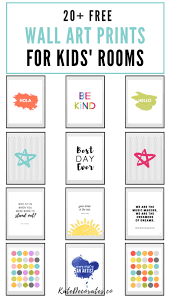 You will get free 8×10 printables of each design below sent right to your email. Free Printables Free Kids Wall Art Prints Kate Decorates