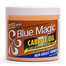 Olive oil, coconut oil, jojoba oil and castor oil are very good carrier oils when mixed together. Blue Magic Archives Afroshop Sow