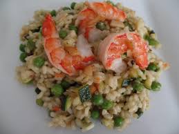 Gemuse Risotto Mit Garnelen Rezept Mit Bild Rezept Rezepte Risotto Lebensmittel Essen