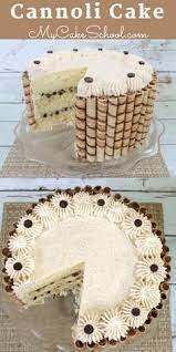 Cannoli Cake Recipe Recipe Desserts Savoury Cake Cannoli Cake