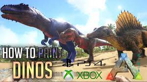 Ark Ps4 How To Paint Dinos Admin Commands Ps4 Xbox Pc Ark How To Paint Dinos Youtube