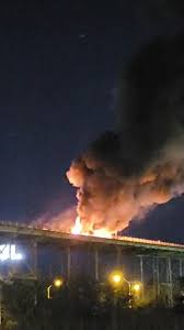 Bridge inspections remain underway after this fire