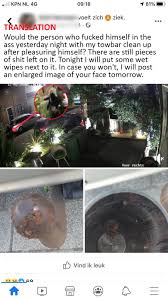 There are far better ways to satisfy your urges than use a random person  cars towbar. : rtrashy