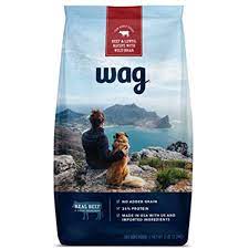 Wag Amazon Brand Dry Dog Food Trial Size Bag No Added Grain Beef And Lentil Recipe With Wild Boar Learn Mo Dog Food Recipes Dry Dog Food Homemade Dog Food
