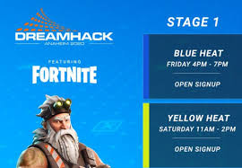 We have two different heats: Kristian Fortnite Esports On Twitter Points Format And Prize Pool For Dreamhack Anaheim Every Placement Point Matters Dreamhack Winter With The Same Format Was Won By 2 Points Each
