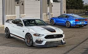 Explore the 2021 fastback and convertible mustang sports car range with the 2.3l high performance and 5.0l gt models. Download Wallpapers 2021 Ford Mustang Mach 1 Sports Cars Exterior New White Mustang New Blue Mustang Sports Coupes Tuning Mustang American Sports Cars Ford For Desktop Free Pictures For Desktop Free