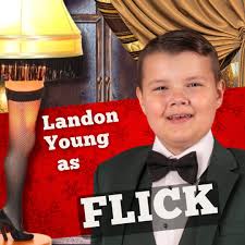 This Dapper Dan is Landon Young, who plays Flick in A Christmas Story.  Between his sore arm, bullying by Scut, and getting "triple-dog dared" into  sticking his tongue to a light pole,