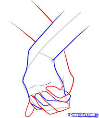 How To Draw Holding Hands Step By Step Hands People Free Online Drawing Tutorial Added By Dawn January 13 Online Drawing Drawing Tutorial Drawing People