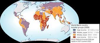 Ida also supports some countries, including several small island economies, that are above the operational cutoff but lack the creditworthiness needed to borrow from the international bank for reconstruction and development (ibrd). World Map Of World Bank Country Income Groups