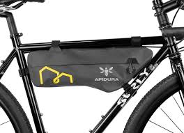Frame bags are small packs that attach to the bicycle frame, offering easy access to energy bars, gels or snacks on the fly. Apidura Expedition Frame Pack 3l Bags Accessories The Trailhead Bicycle Company