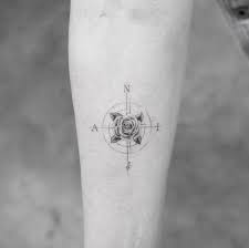 Compass Rose By Sanghyuk Ko Compass Tattoo Rose Tattoos On Wrist Compass Rose Tattoo