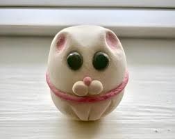 Mochi Cat Figure. Mini Wide Eyed Cat Figurine Collectible. Tiny Cute Desk  Pals. Cat Lover Gift Idea. Adorable Chubby Kitten.