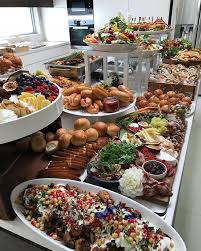 A Feast For Jacob S 1st Birthday So Many Photo S To Share With You All Head Over To Dianekhouryweddingsandevents To Party Food Buffet Buffet Food Food
