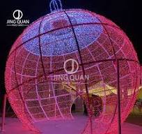 [Hot Item] Shopping Mall Outdoor Xmas 3D Arch Balls LED Christmas Motif  Lights Beautify Construction Lamps Waterproof Landscaping Decoration