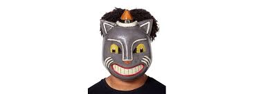 Animal cartoon black cat mask halloween half face mask. Conjure Up Nostalgia With Vintage Halloween Masks Spirit Halloween Blog