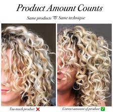 How Much Hair Product To Use Styling Curly Hair Is Not Only About The Right Techniques Or The Curly Hair Styles Naturally Curly Hair Styles Curly Hair Tips