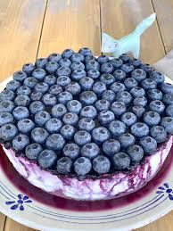 300 grammi di yogurt ai mirtilli. Cheesecake Ai Mirtilli Merende Da Favola