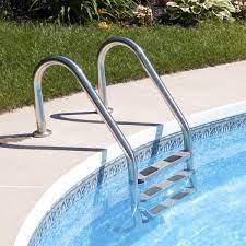 3 Steps Stainless Steel In Ground Swimming Pool Ladder Above Ground Pool Steps Pool Ladder Swimming Pools