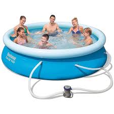 Most inflatable pools are round or oval, but you can also find. 10 Best Inflatable Pools 2021 Blow Up Pools For Adults And Kids