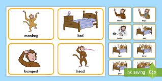 You might also be interested in coloring pages from five little monkeys category. Five Little Monkeys Jumping On The Bed Nursery Rhyme Picture Flashcards