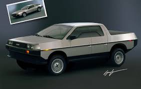 Post anything relating to the delorean or back to. Delorean Dmc T Truck Rendering Looks Like A Vintage Cybertruck Autoevolution