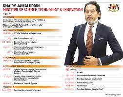 Kementerian sains, teknologi, dan inovasi), abbreviated mosti, is the malaysian ministry in charge of research, telecommunication and information technology. Bernama Khairy Jamaluddin Minister Of Science Technology Innovation