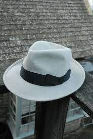 Vintage 70 S Real Hair Felt White Fedora Trilby Hat Uk 6 3 4 Eu 55 Hut White Fedora Trilby Hat Hats