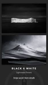 Adobe Lightroom Logo Black And White Adobe Lightroom Presets For Black White Landscape And Travel Photography Turn Your Landscape And Trave Black And White Landscape Lightroom Presets Lightroom
