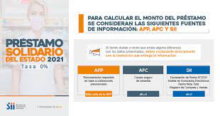 La persona debe acceder al sitio web y hacer click en 'préstamo solidario del estado 2021' y siguiendo los pasos el sistema le indicará si puede optar al beneficio y el monto de este. Servicio De Impuestos Internos Sii Chile Fotos Facebook