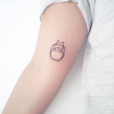 Studio ghibli is the anime studio, and hayao miyazaki is the medium's lord and patron. Hand Poked Totoro Tattoo By Anelli Pamela Tattoogrid Net