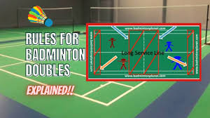 The sport is played indoors and the pinnacle comes from its olympic events. Rules For Badminton Doubles By Badmintonplanet Com Youtube