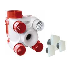 603116 Unelvent Kit Vmc Deco Dhu Simple Flux Autoreglable Avec Sonde Hygrometrique 1 Bouche Manchette Cuisine O125 Et 2 Bouches Manchettes Sanitaires O80 129 20 Seulement