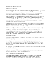 (4) cererea de chemare în garanţie se judecă odată cu cererea principală. Doc Participantii La Procesul Civil Victoria Ostafii Academia Edu