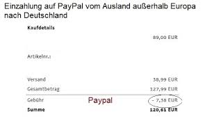 Dazu erfahren sie mehr in der gebührenübersicht von paypal. Frage Zu Paypal Gebuhren Die Aus Dem Ausland Nach Ebay Community