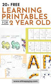 Learning Printables For 2 Year Old Oh Happy Joy In 2020 Learning Printables Fall Preschool Worksheets Baby Development Milestones