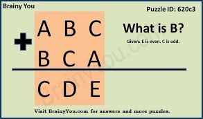 What Is The Value Of B Puzzle Id 620c3 Maths Puzzles Math Questions Math