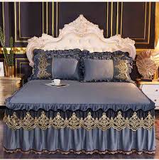 Whatever you're shopping for, we've got it. Home Flower Floral Bed Skirt Pillowcase Dust Ruffle Bedspread King Size Bedding Home Garden Bed Skirts