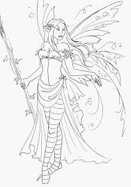 Fairy Queen Lineart Fairy Coloring Pages Coloring Book Art Fairy Coloring