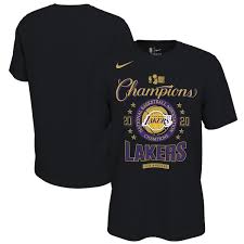 Find great deals on ebay for lakers championship shirt. Men S Los Angeles Lakers Nike Black 2020 Nba Finals Champions Locker Room T Shirt