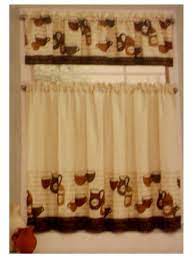 Shop for coffee curtains at bed bath & beyond. Coffee Cup Kitchen Curtains Tiers Valance Complete Set Kitchen Curtains Coffee Theme Kitchen Kitchen Decor Themes Coffee