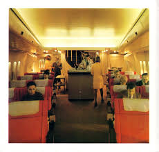 Lufthansa 747 Brochure Airline Interiors Jet Age Aircraft Interiors