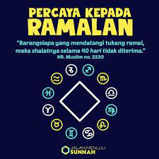 Percaya Ramalan Bintang Mendatangi Dengan Membenarkan Tukang Ramal Dalam Segala Hal Dengan Keyakinan Bahwa Tukang Ramal Itu Mengetahui Dengan Sendirinya Bukan