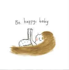 Happy Baby Yoga Poses Mindfulness Yoga Cartoon Yoga Illustration Happy Baby Pose