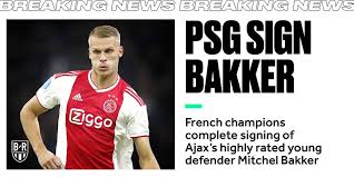 Mitchel bakker has — like de ligt — played virtually his entire youth career at ajax amsterdam. Official Psg Sign Highly Rated Young Bleacher Report Football Facebook