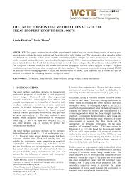 The stiffness under shear stress is called the. Pdf The Use Of Torsion Test Method To Evaluate The Shear Properties Of Timber Joists