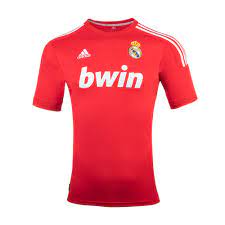 Red bull leipzig shop all bundesliga. Cheap 11 12 Real Madrid Retro Third Away Red Soccer Jersey Shirt Real Madrid Top Football Kit Wholesale