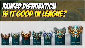 Ranked Distribution In League Of Legends Is It Good League Of Legends