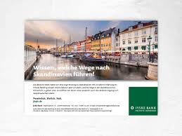 Ob er bei der von ihm gewählten hausbank am besten aufgehoben ist. Jyske Bank